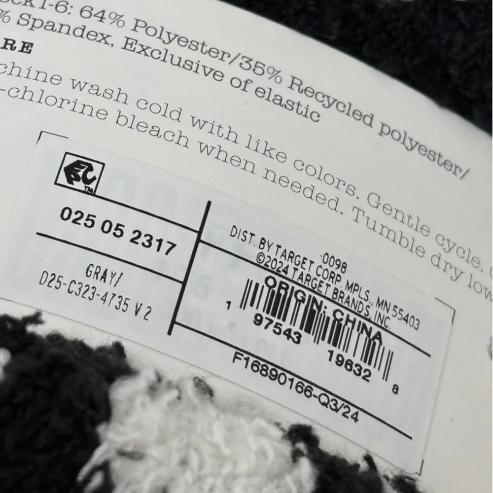 Women's 6 Pack Cozies‎ Low Cut Socks Size 4-10